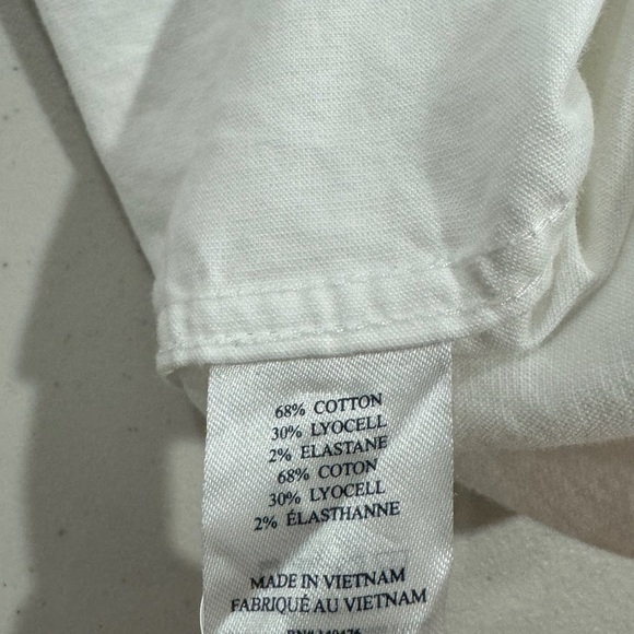 Faherty Men White Stretch Oxford Button Down Shirt Size Medium - Picture 3 of 8